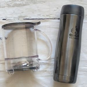 Teavana Tea tumbler and PerfectTea tea maker